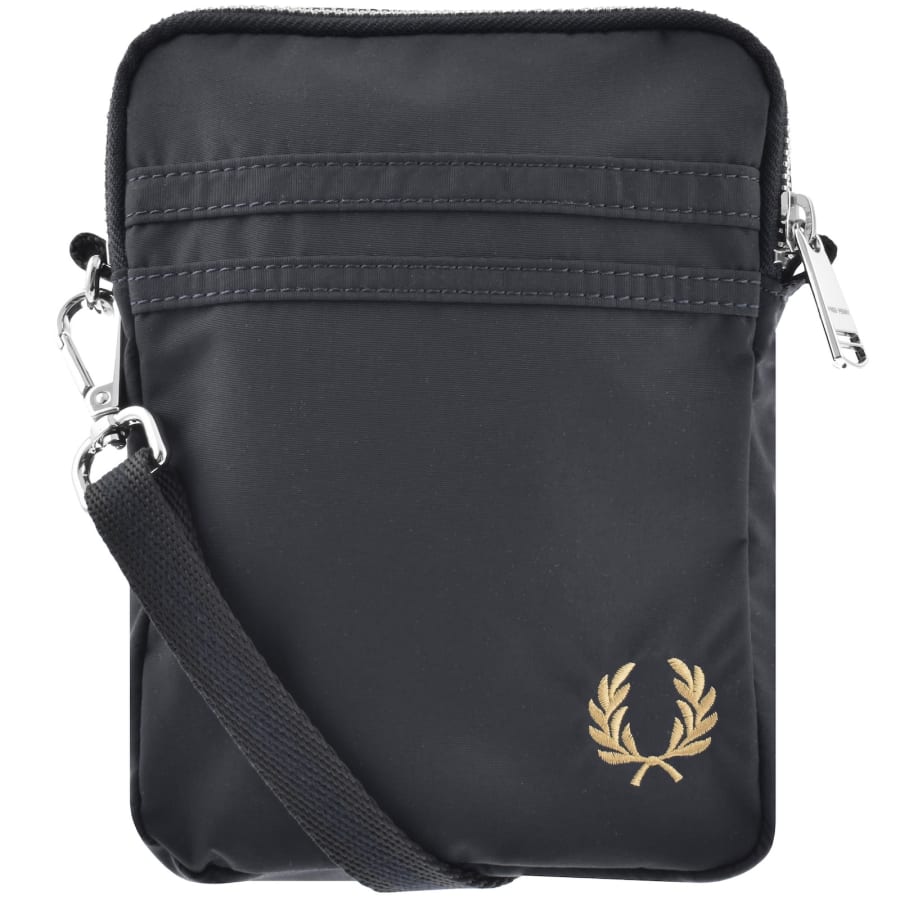 FRED PERRY☆ Brentham Nylon Side Bag NAVY Fred Perry Brentham Nylon Side Bag Navy | Mainline Menswear